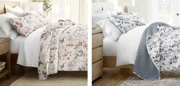 Linens & Hutch Patterned Quilted Coverlet Sets as low as $39.60 shipped! (Reg. $132+)